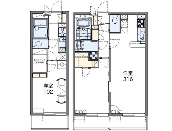 枚方公園駅 徒歩14分 3階の物件間取画像